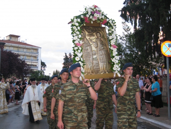 Λιτανεία της εικόνας των Αγίων Αναργύρων